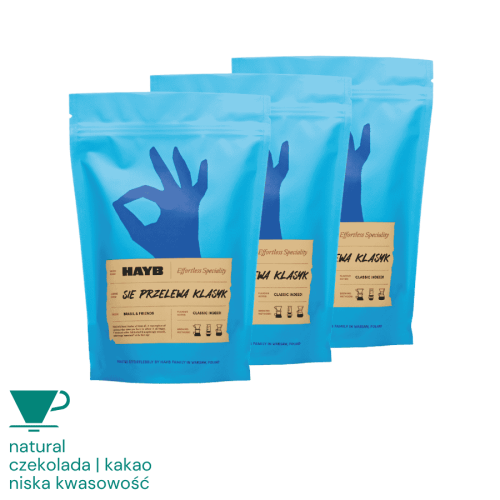 Zestaw kaw HAYB Klasyk 3x250g | CoffeeLove