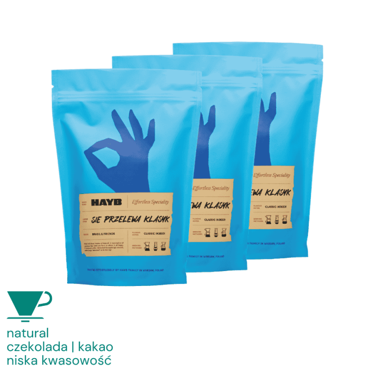 Zestaw kaw HAYB Klasyk 3x250g | CoffeeLove