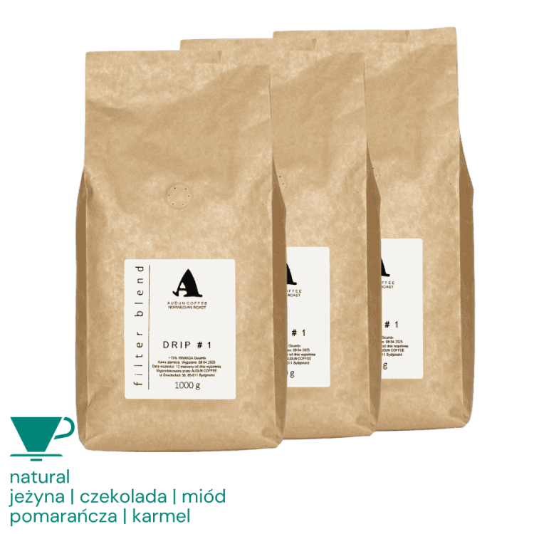 Zestaw kaw Audun Drip No. 1 3x1 kg | CoffeeLove