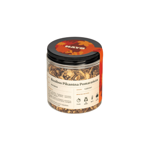 HAYB Rooibos Pikantna Pomarańcza herbata sypana liściasta 70 g | CoffeeLove