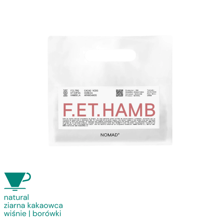 Nomad Coffee Etiopia Hambela filtr 250 g | CoffeeLove