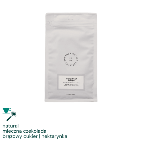 Bonanza Ethiopia Gogogu decaf 250 g | CoffeeLove