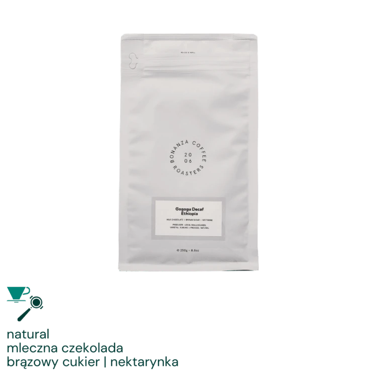 Bonanza Ethiopia Gogogu decaf 250 g | CoffeeLove