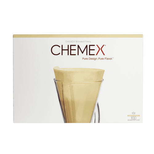 Chemex filtry 3 filiżanki brązowe FP-2N 100 sztuk | CoffeeLove