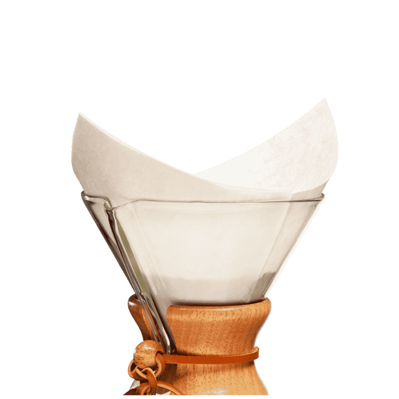 Chemex filtry 6-8-10 białe kwadratowe | CoffeeLove
