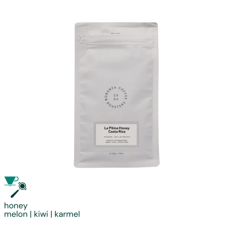 Bonanza Kostaryka La Pitina Honey 250 g | CoffeeLove