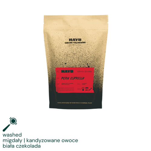 HAYB Peru Cajamarca espresso 250 g | CoffeeLove