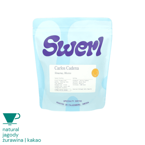 Swerl Coffee Meksyk Carlos Cadena filter 250 g | CoffeeLove