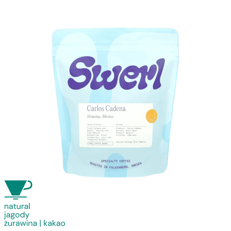 Swerl Coffee Meksyk Carlos Cadena filter 250 g | CoffeeLove