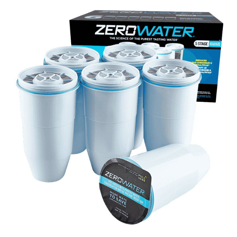 ZeroWater Zestaw 6 Filtrów do dzbanka | CoffeeLove