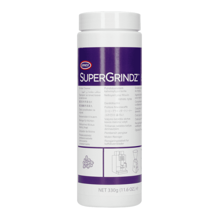 Urnex Supergrindz Granulat do czyszczenia młynka 330 g | CoffeeLove