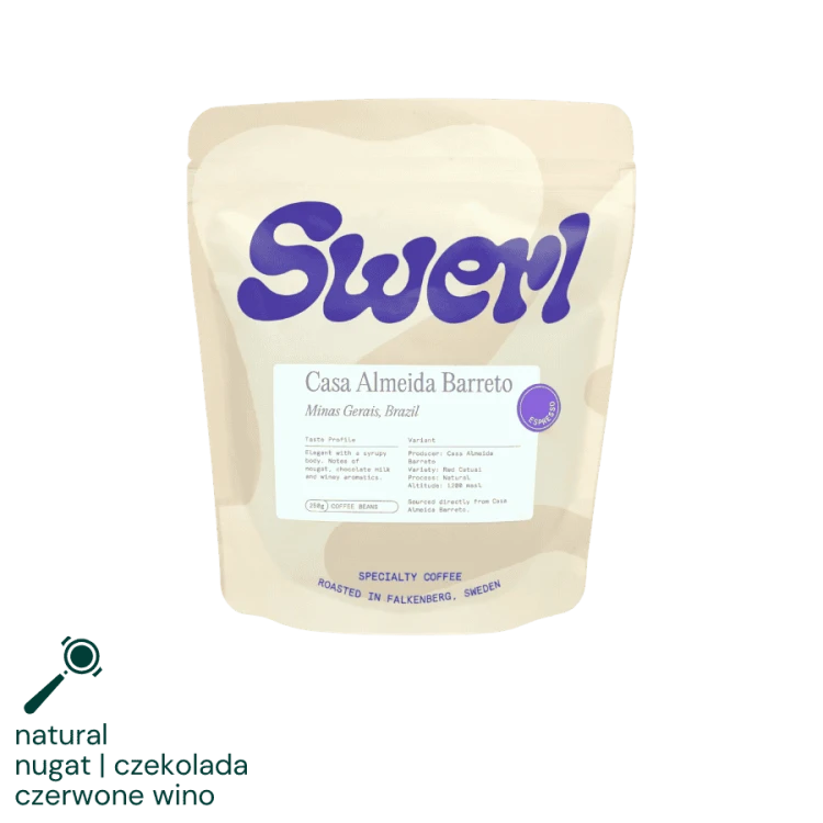 Swerl Coffee Brazylia Casa Almeida Barreto 250 g | CoffeeLove