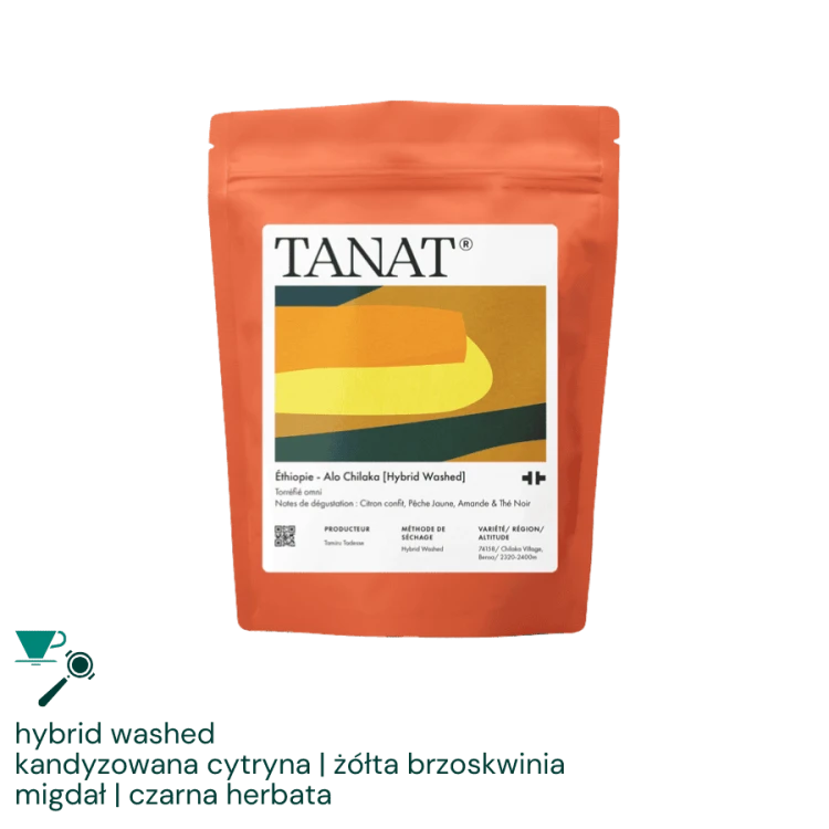 Tanat Coffee Etiopia Alo Chilaka [Hybrid Washed] omniroast 200 g | CoffeeLove