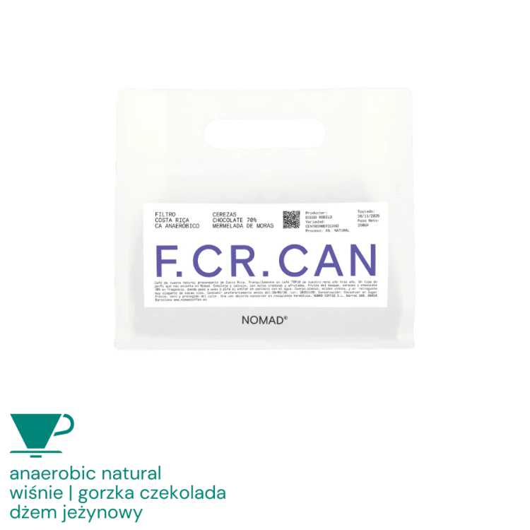 Nomad Coffee Kostaryka Centroamericano filter 250 g | CoffeeLove