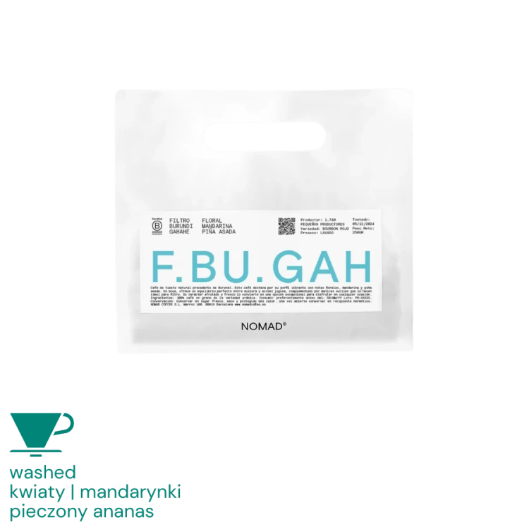 Nomad Coffee Burundi Gahahe filtr 250 g | CoffeeLove