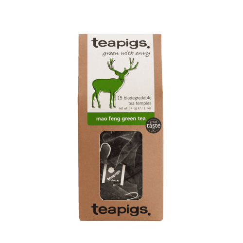 teapigs mao feng green tea 15 piramidek | CoffeeLove