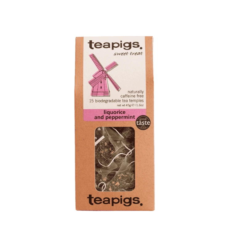 teapigs liquorice & peppermint 15 piramidek | CoffeeLove
