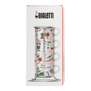 Bialetti Italia zestaw 4 filiżanek | CoffeeLove