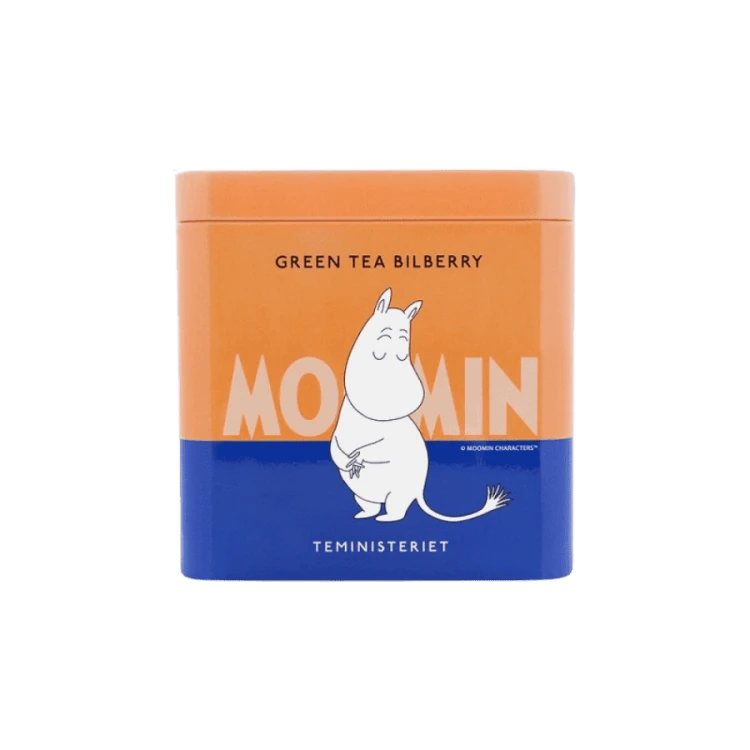 Moomin Green Tea Bilberry Tin | CoffeeLove