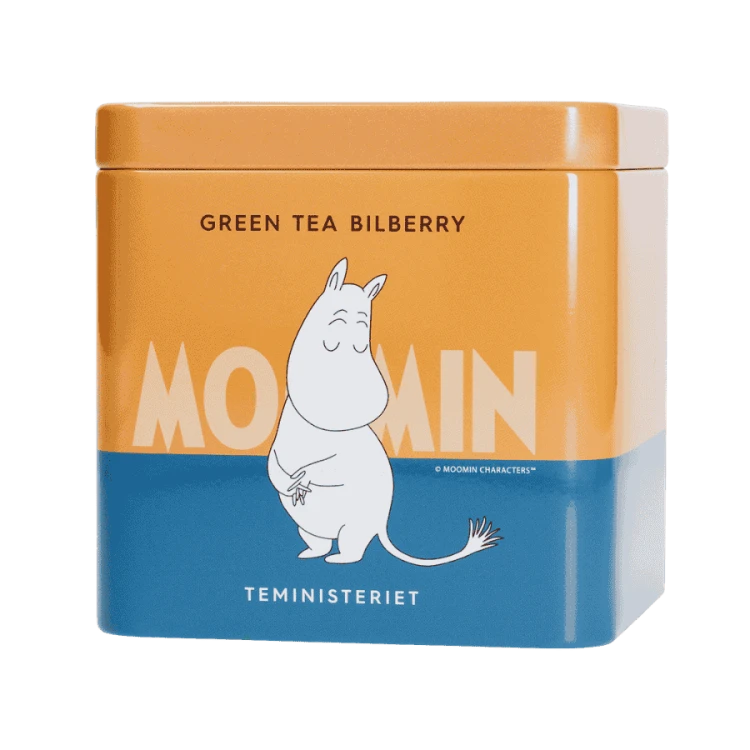 Moomin Green Tea Bilberry Tin | CoffeeLove