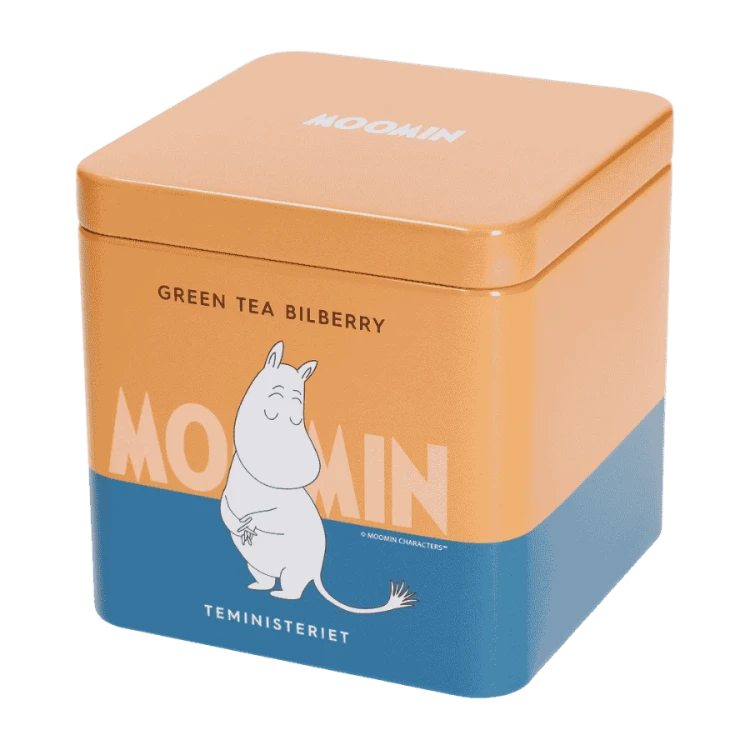 Moomin Green Tea Bilberry Tin | CoffeeLove