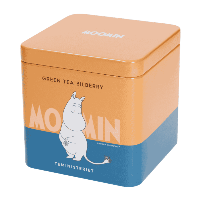 Moomin Green Tea Bilberry Tin | CoffeeLove