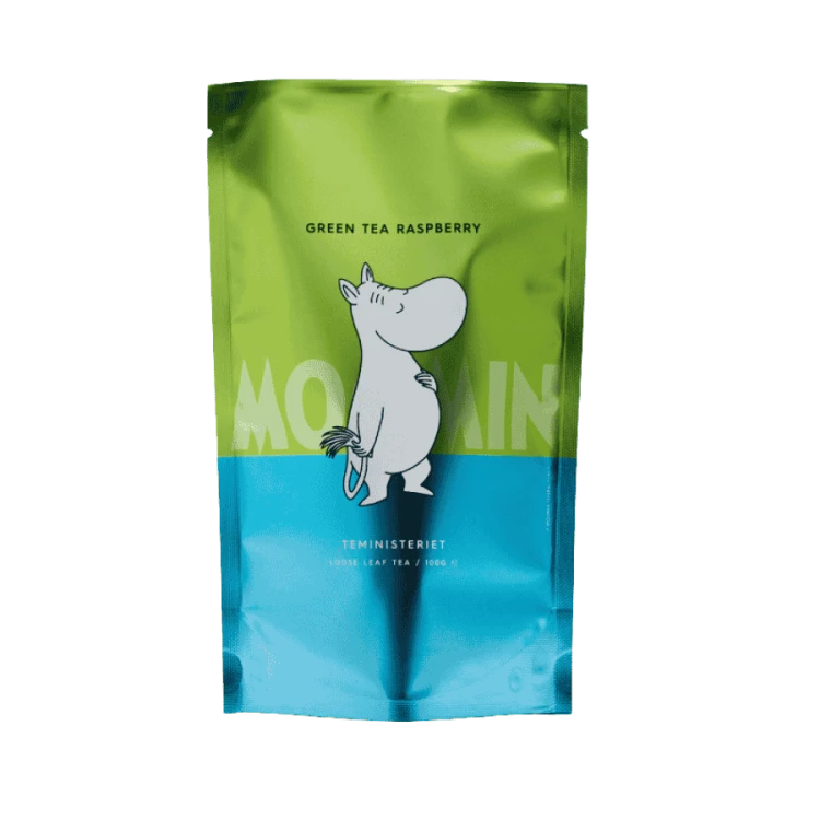 Moomin Green Tea Raspberry Refill 100g | CoffeeLove