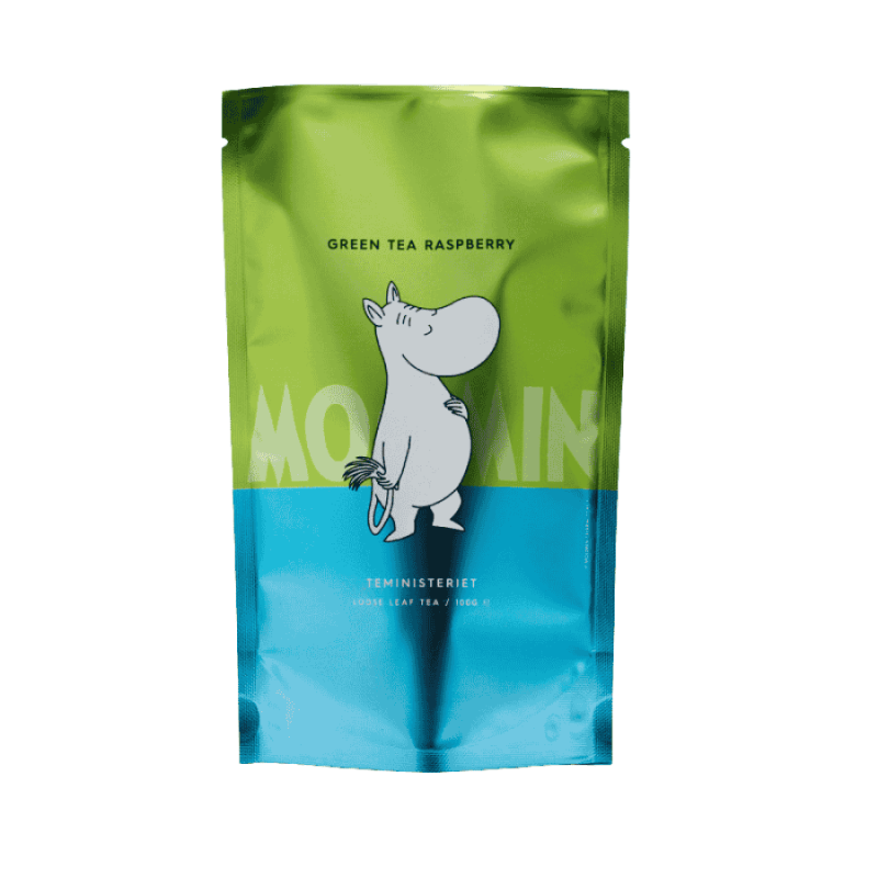Moomin Green Tea Raspberry Refill 100g | CoffeeLove
