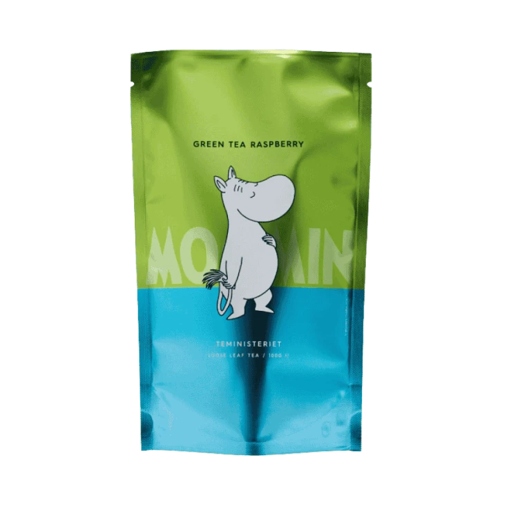Moomin Green Tea Raspberry Refill 100g | CoffeeLove