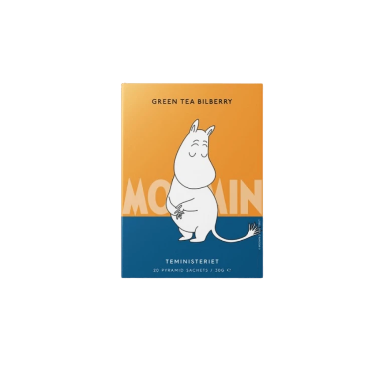 Moomin Green Tea Bilberry piramidki | CoffeeLove