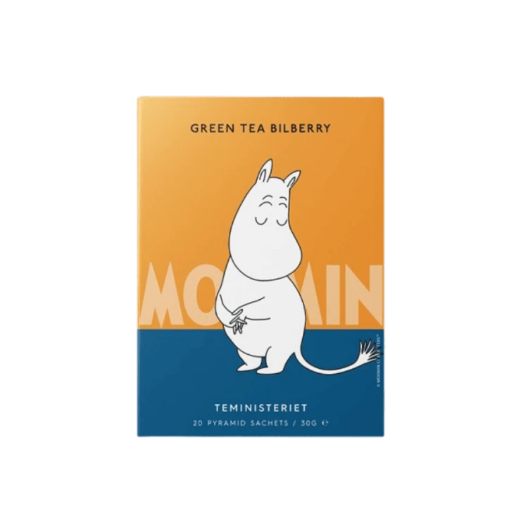 Moomin Green Tea Bilberry piramidki | CoffeeLove