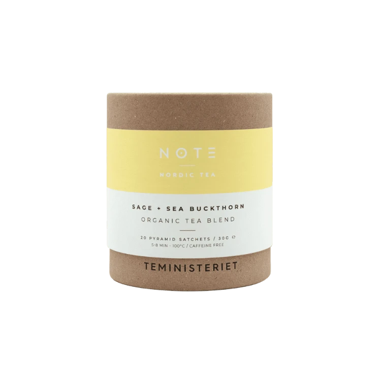 Teministeriet Sage + Sea Buckthorn Organic NOTE | CoffeeLove