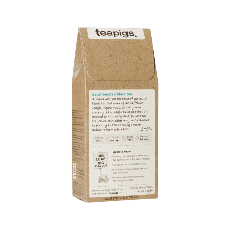 teapigs decaf english breakfast | CoffeeLove