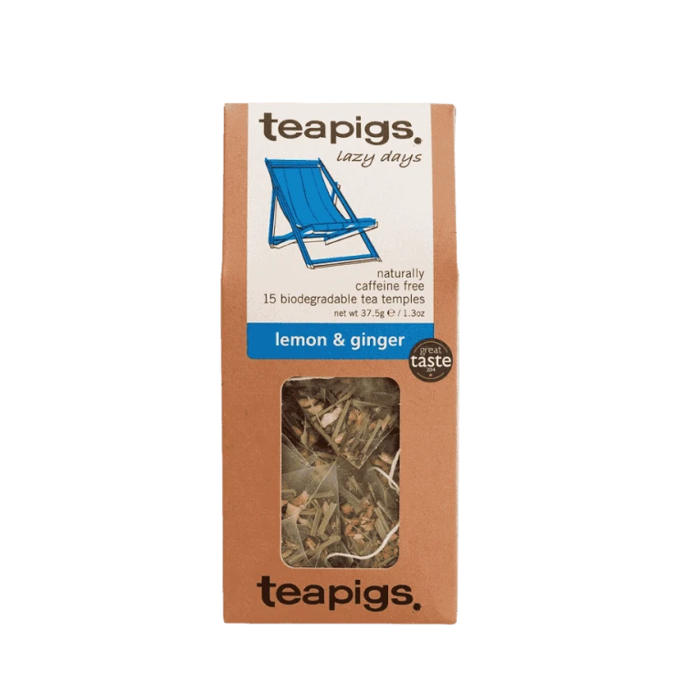 teapigs lemon & ginger 15 piramidek | CoffeeLove