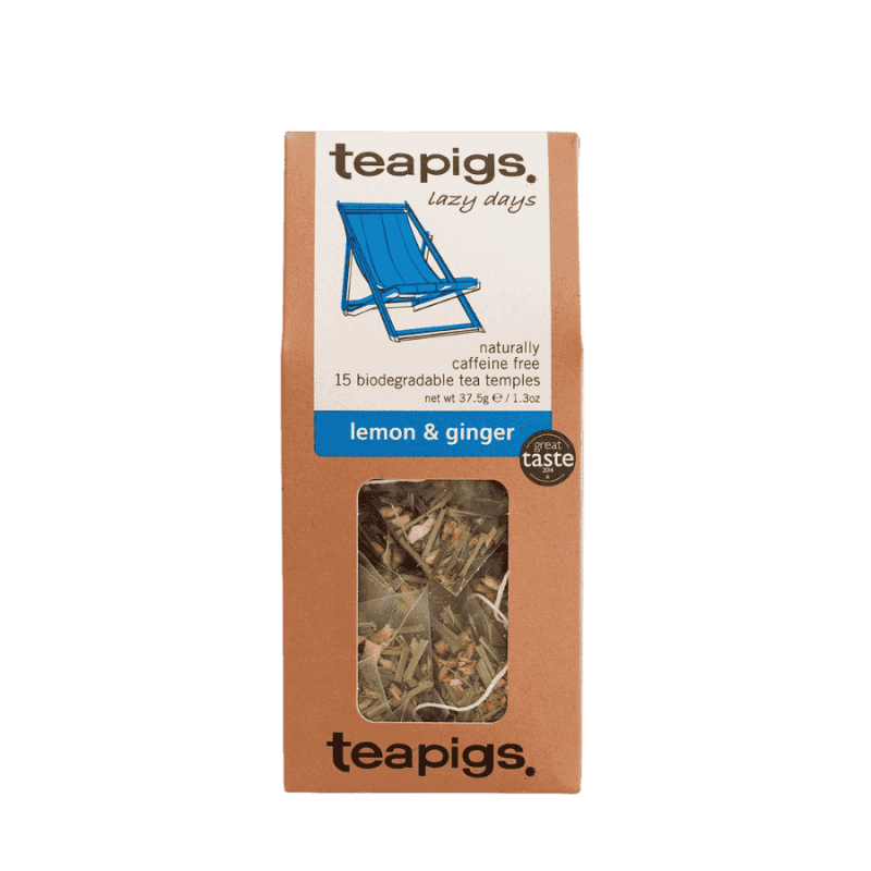 teapigs lemon & ginger 15 piramidek | CoffeeLove