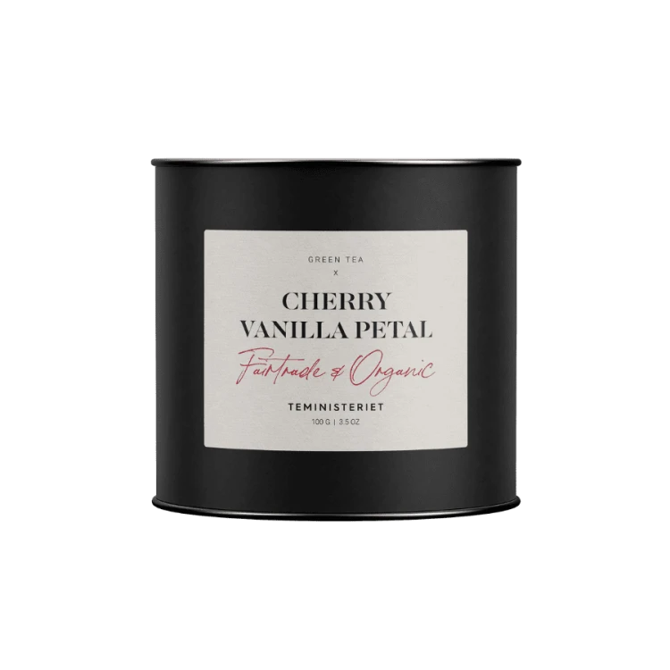 Teministeriet Cherry Vanilla Petal Fairtrade 100 g | CoffeeLove