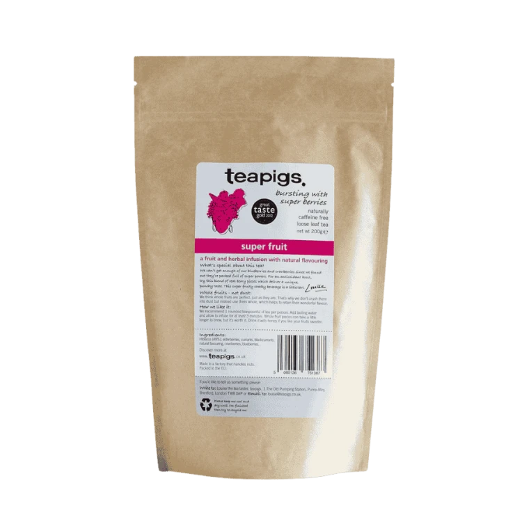 teapigs Super Fruit herbata sypana 200g | CoffeeLove