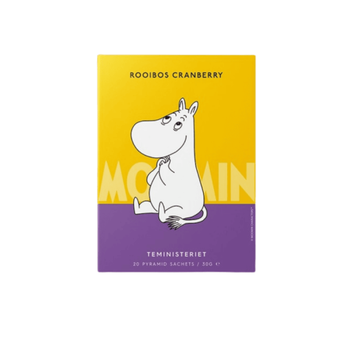 Moomin Rooibos Cranberry herbata rooibos 20 piramidek 