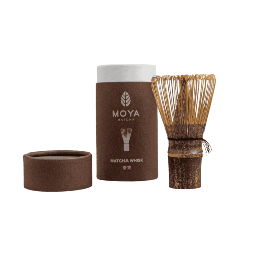 Moya Chasen bambusowa miotełka do matchy z ciemnego bambusa