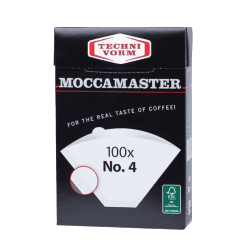 Moccamaster Filtry papierowe Nr 4 100 sztuk | CoffeeLove