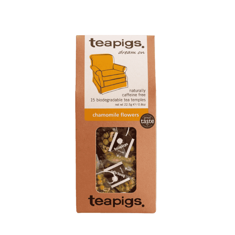 teapigs chamomile flowers 15 piramidek | CoffeeLove