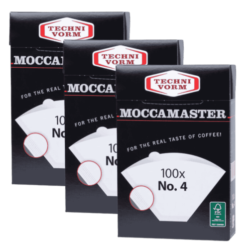Zestaw 3 opakowań filtrów Moccamaster Nr 4 | CoffeeLove