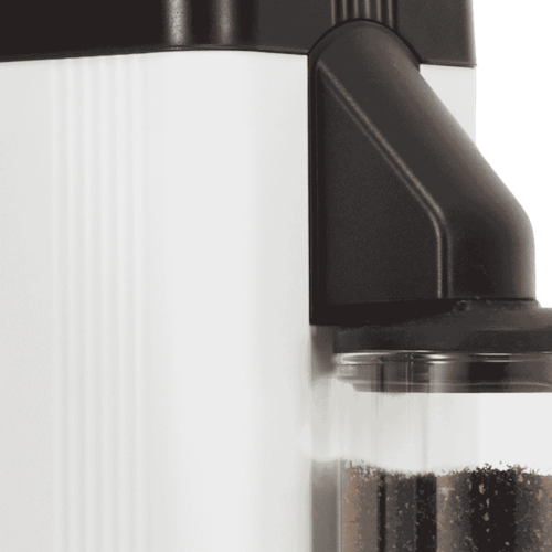 Moccamaster KM5 Burr Grinder automatyczny młynek do kawy biały | CoffeeLove
