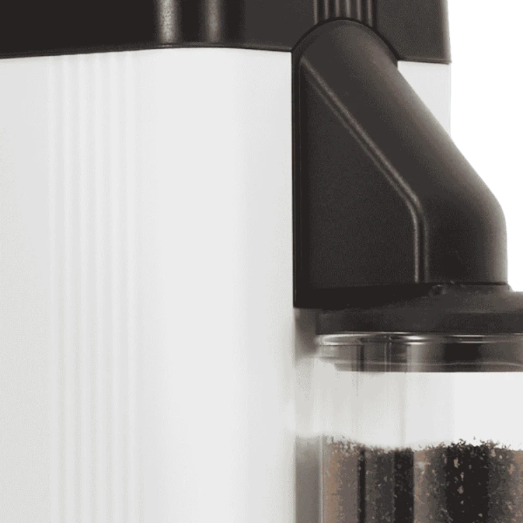 Moccamaster KM5 Burr Grinder automatyczny młynek do kawy biały | CoffeeLove