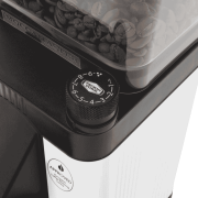 Moccamaster KM5 Burr Grinder automatyczny młynek do kawy biały | CoffeeLove