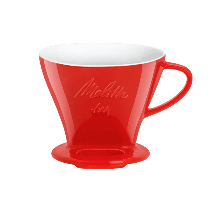 Melitta porcelanowy dripper czerwony | CoffeeLove