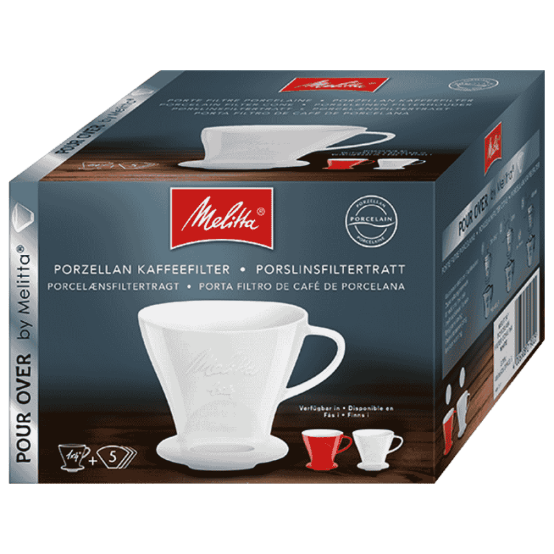 Melitta porcelanowy dripper czerwony | CoffeeLove