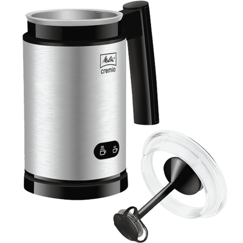Melitta Cremio elektryczny spieniacz do mleka | srebrny | CoffeeLove