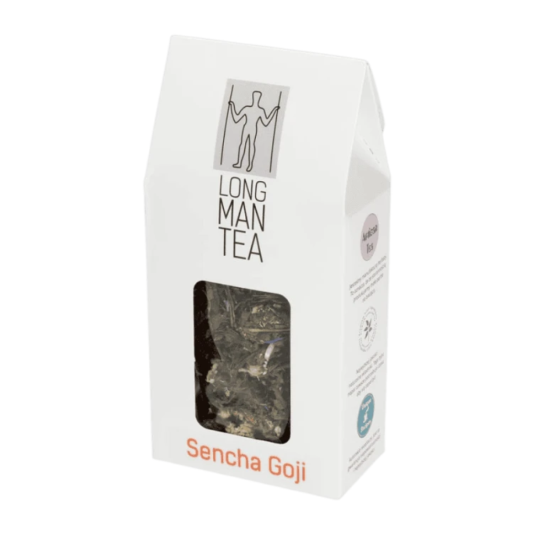 Long Man Tea Sencha Goji Box 80g | CoffeeLove