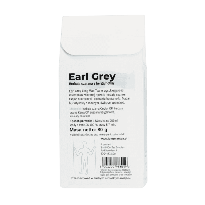 Long Man Tea Earl Grey Box 80g | CoffeeLove